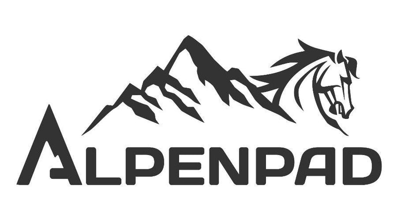AlpenPad Comfort Line – Performance Filzpad mit Fellunterseite – Schwarz - Horse_Art_Bodensee